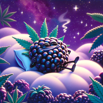 Blackberry Kush Indica Dominant Hybrid cannabis strain creative
