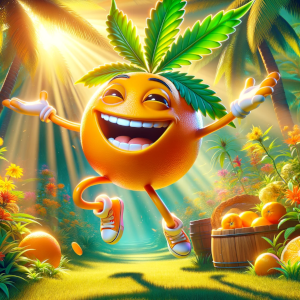 Brazilian Orange Sativa cannabis strain creative 2