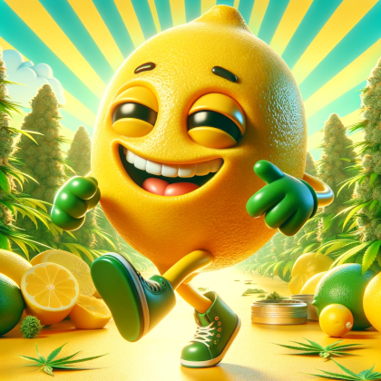Super Lemon Haze Sativa Dominant Hybrid creative