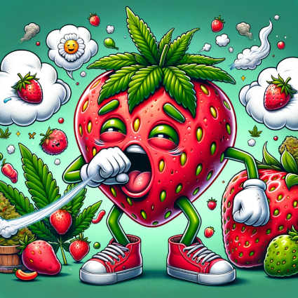 Strawberry Cough Sativa Dominant Hybrid creative